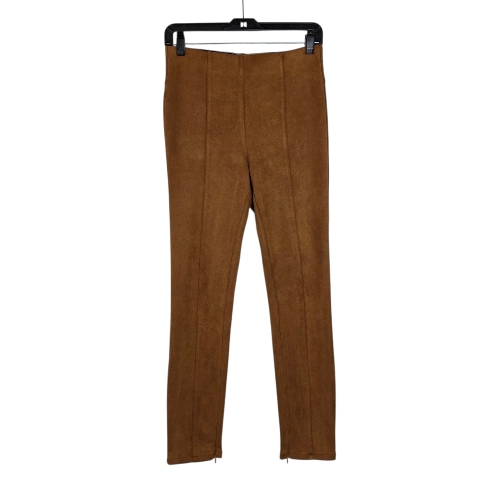 Anthropologie faux suede  high rise pants